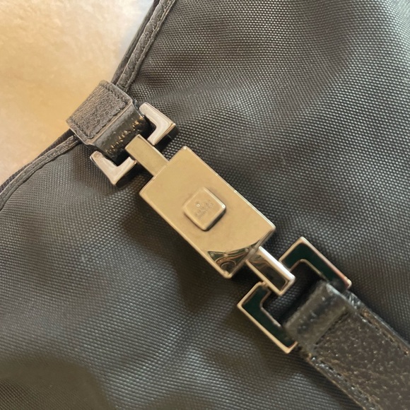 Black Gucci Jackie Canvas & Leather Bag - Picture 7 of 11